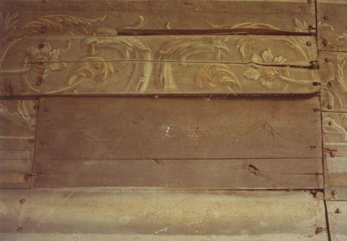voûte lambrissée, détail