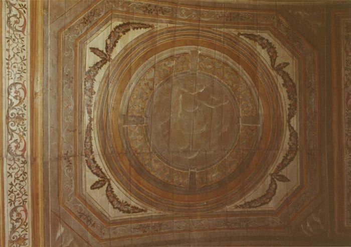 voûte lambrissée, détail