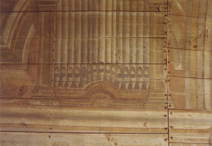 voûte lambrissée, détail