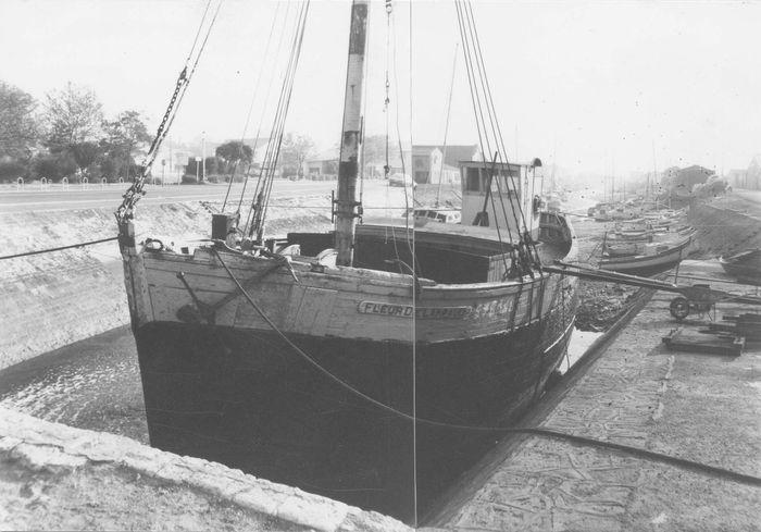 bateau de charge (gabare) dit Fleur de Lampaul, vue générale