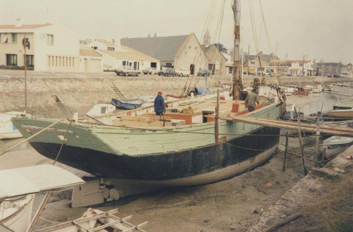 bateau de charge (gabare) dit Fleur de Lampaul, vue générale