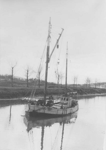 bateau de charge (gabare) dit Fleur de Lampaul, vue générale