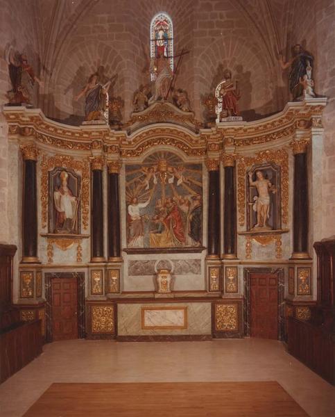 retable du maître-autel, vue générale - © Ministère de la Culture (France), Médiathèque du patrimoine et de la photographie (objets mobiliers), tous droits réservés