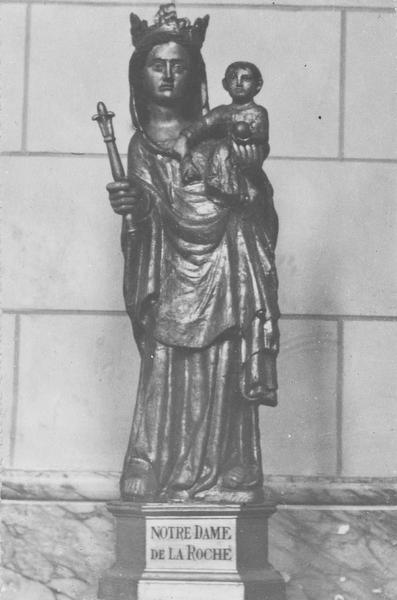 statue : Vierge à l'enfant, vue générale