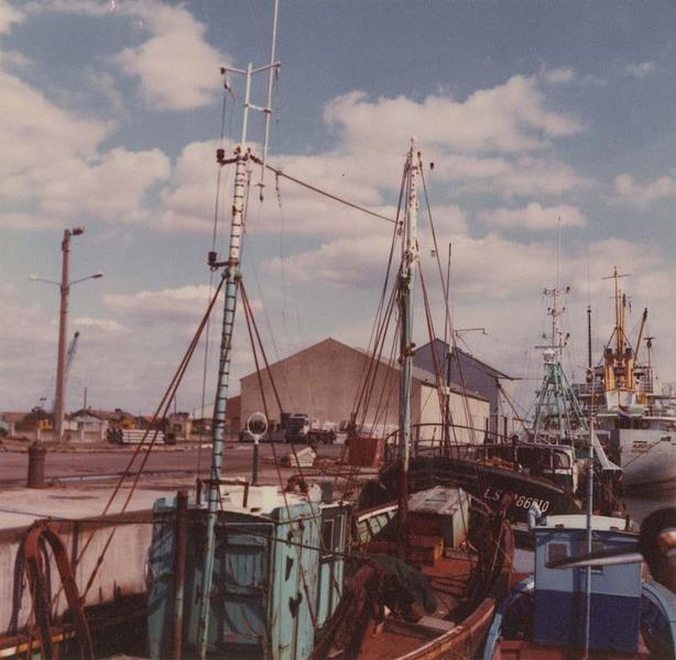 bateau de pêche : chalutier-thonier dit Le Kifanlo, vue partielle