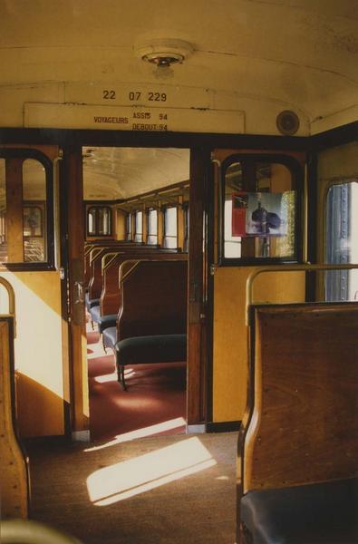 rame de 4 voitures de voyageurs, à bogies, à voie normale, ZRB 24214, B20 239, B07 222, B07 229, détail