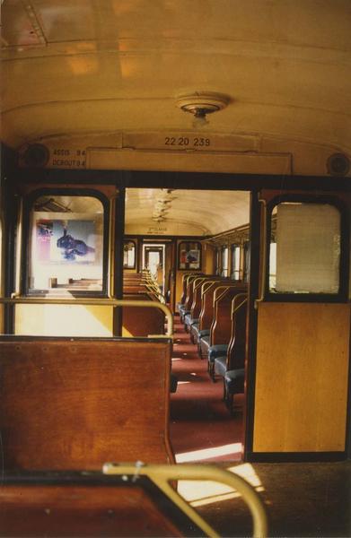 rame de 4 voitures de voyageurs, à bogies, à voie normale, ZRB 24214, B20 239, B07 222, B07 229, détail