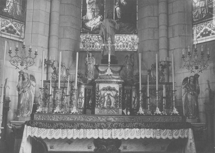 retable, tabernacle, gradin d'autel, vue générale