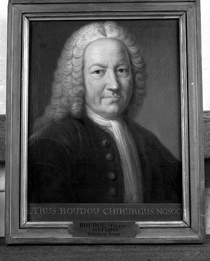 Peinture sur toile : Portrait de Pierre Boudou, chirurgien des hôpitaux (1673-1751)