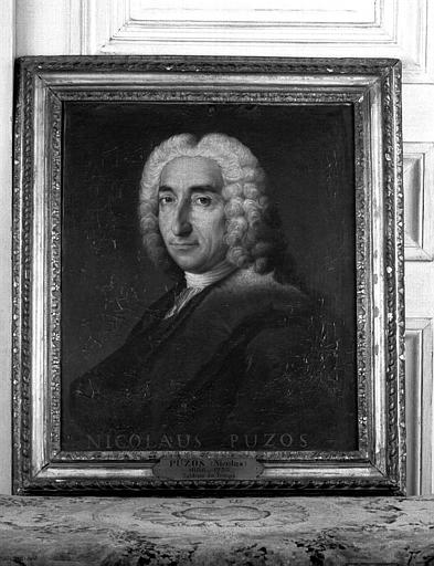 Peinture anonyme : Portrait de Nicolas Puzos (1686-1755)