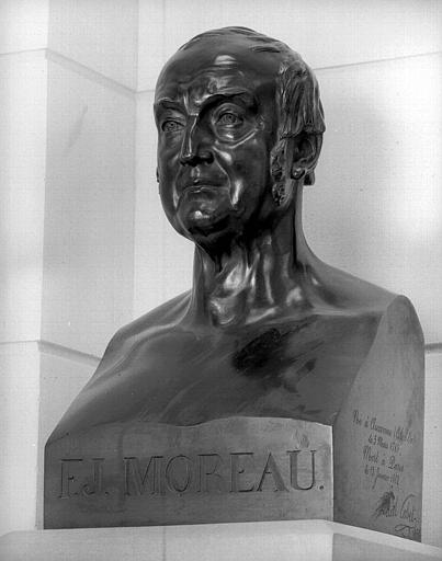 Sculpture : Buste en bronze de François-Joseph Moreau (1789-1862)