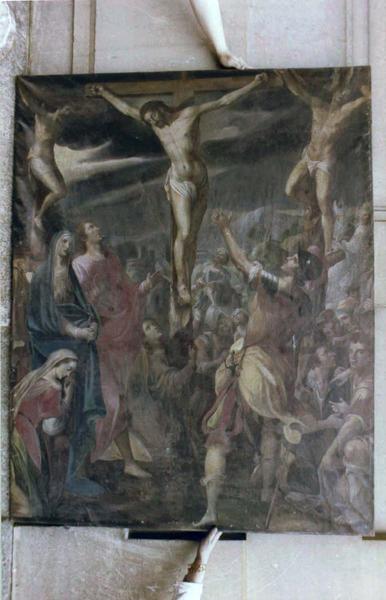 tableau : la Crucifixion - © Ministère de la Culture (France), Médiathèque du patrimoine et de la photographie (objets mobiliers), tous droits réservés