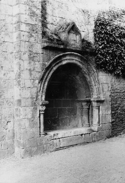 sarcophage, enfeu, plaque commémorative (couvercle)