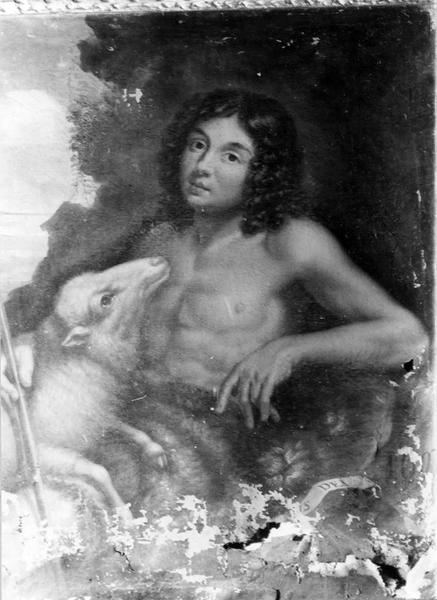 tableau : saint Jean Baptiste - © Ministère de la Culture (France), Médiathèque du patrimoine et de la photographie (objets mobiliers), tous droits réservés