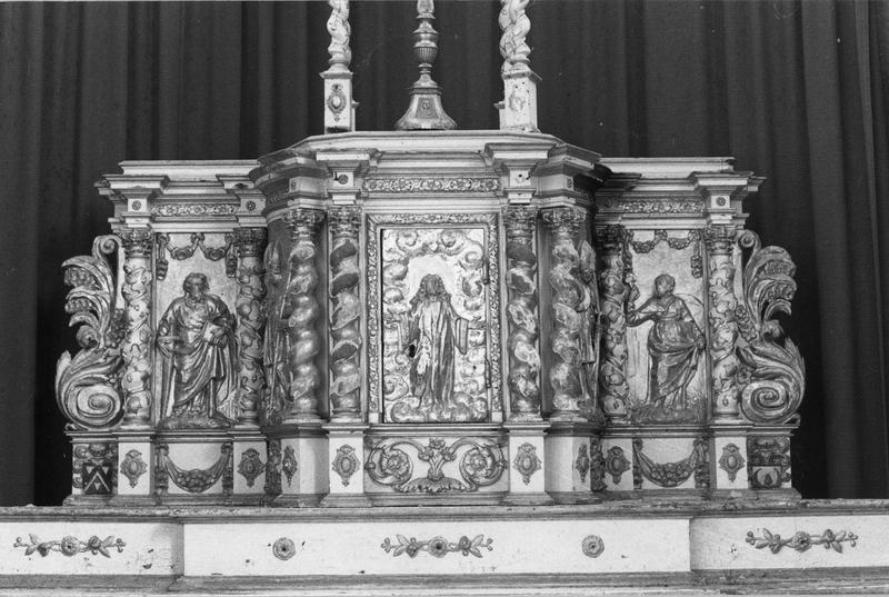 tabernacle à exposition et gradins