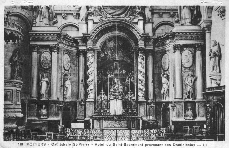 ensemble (retable, tableau, tabernacle), vue générale