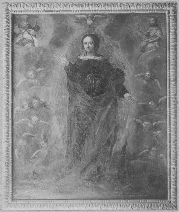 ex-voto, tableau : Immaculée Conception (?) - © Ministère de la Culture (France), Médiathèque du patrimoine et de la photographie, diffusion GrandPalaisRmn Photo