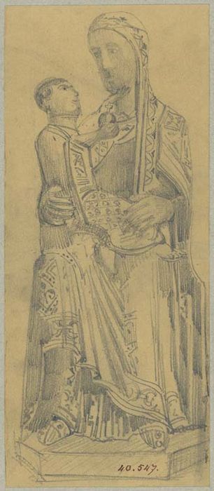 statue : Vierge à l'Enfant