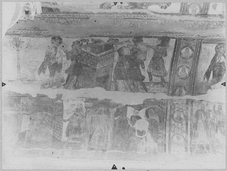 peintures murales : figures de saints, épisodes de vie de saint - © Ministère de la Culture (France), Médiathèque du patrimoine et de la photographie, diffusion GrandPalaisRmn Photo
