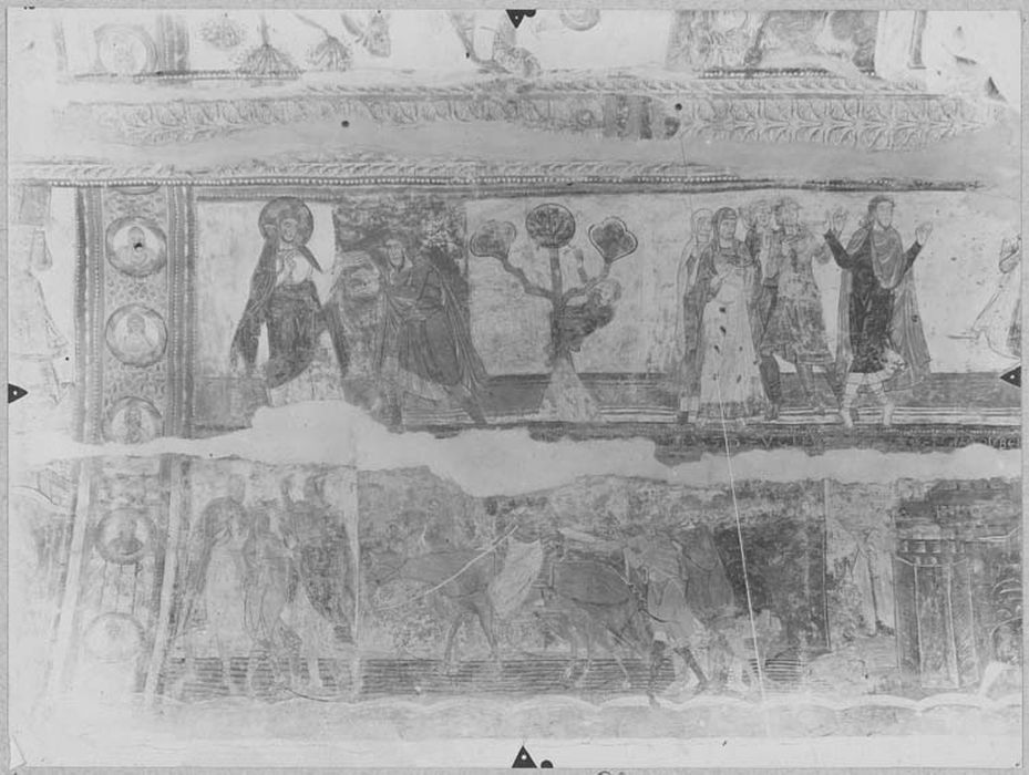 peintures murales : figures de saints, épisodes de vie de saint - © Ministère de la Culture (France), Médiathèque du patrimoine et de la photographie, diffusion GrandPalaisRmn Photo