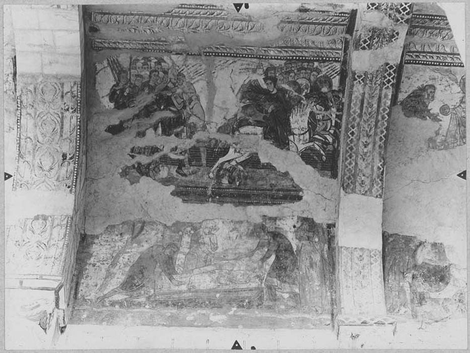 peintures murales : figures de saints, épisodes de vie de saint - © Ministère de la Culture (France), Médiathèque du patrimoine et de la photographie, diffusion GrandPalaisRmn Photo