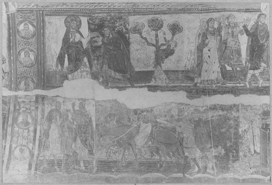 peintures murales : figures de saints, épisodes de vie de saint