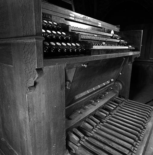 Orgue : Ensemble de la console