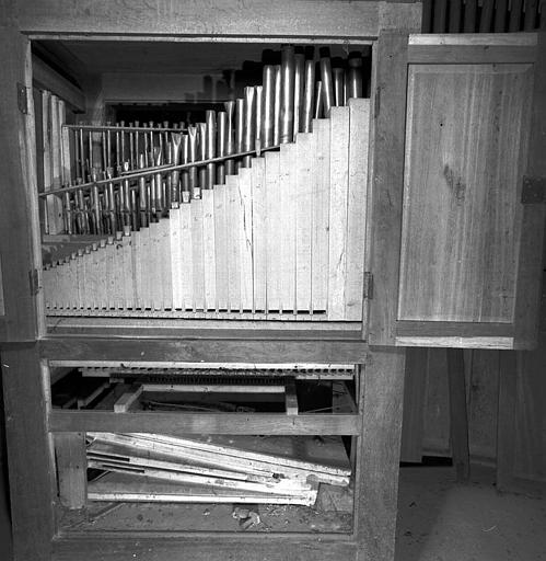 Orgue à cylindres : partie instrumentale de l'orgue