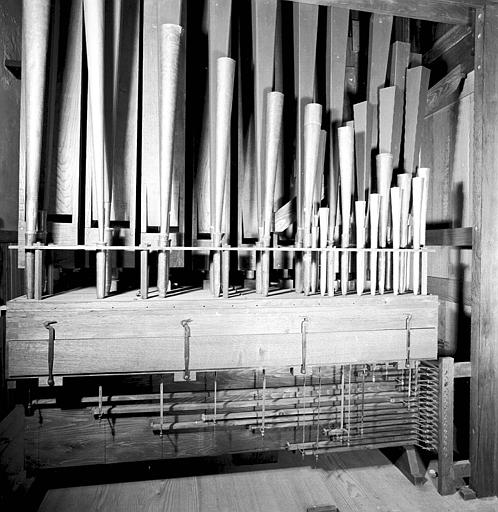 Orgue : Tuyauterie de pédale