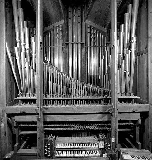 Orgue : Ensemble de la tuyauterie