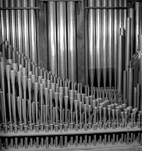 Orgue : Tuyauterie de récit et grand orgue alternés