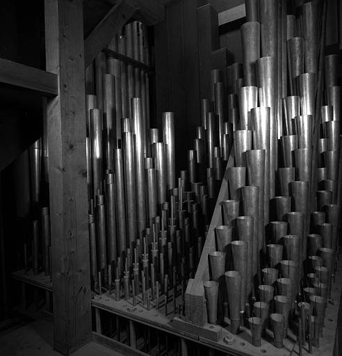 Orgue : Tuyauterie du grand orgue