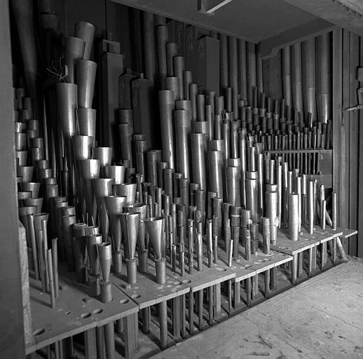 Orgue : Tuyauterie du grand orgue