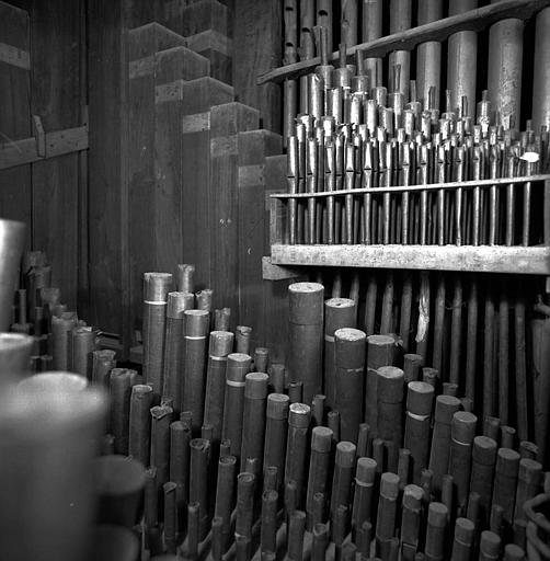 Orgue : Tuyauterie du grand orgue