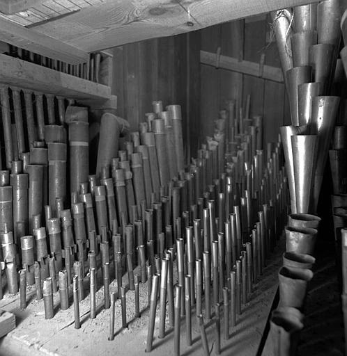 Orgue : Tuyauterie du grand orgue