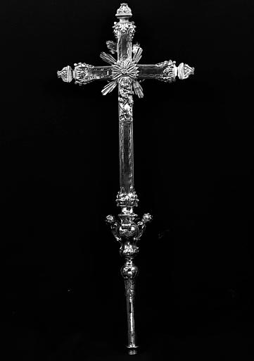 Croix processionnelle en argent (revers)