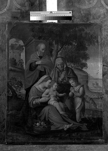 Peinture sur toile : La sainte Parenté