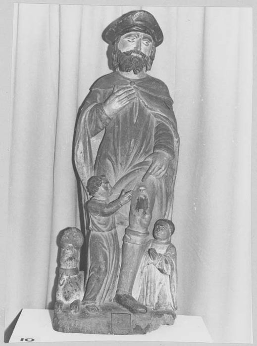 statuette : saint Roch