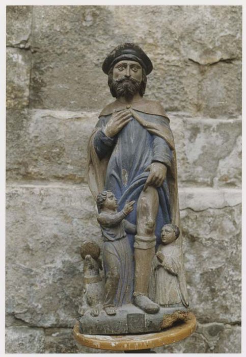 statuette : saint Roch