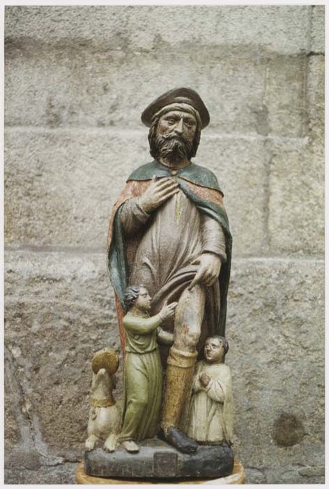 Statuette : saint Roch