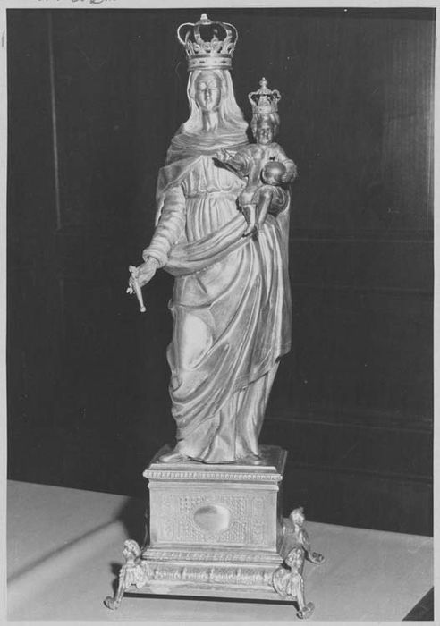 statuette-reliquaire : Vierge à l'Enfant