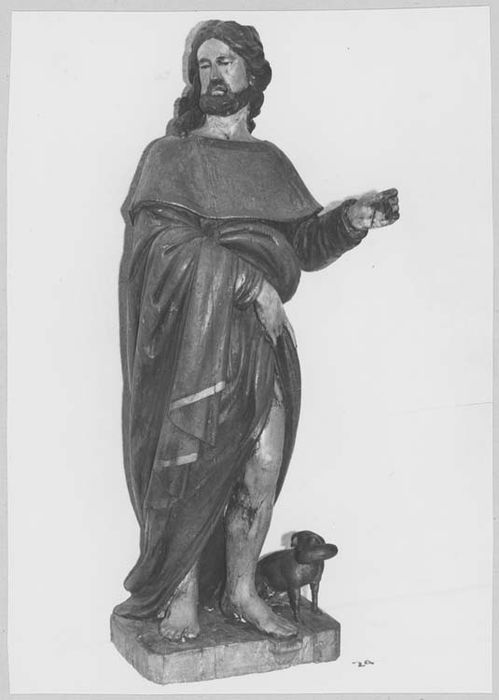 statue (petite nature) : saint Roch - © Ministère de la Culture (France), Médiathèque du patrimoine et de la photographie, diffusion GrandPalaisRmn Photo