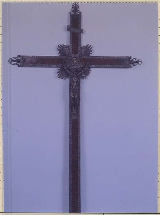 croix de procession de la confrérie de pénitents feuille morte