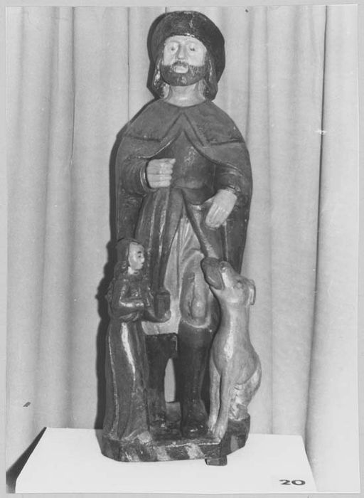 statuette : saint Roch