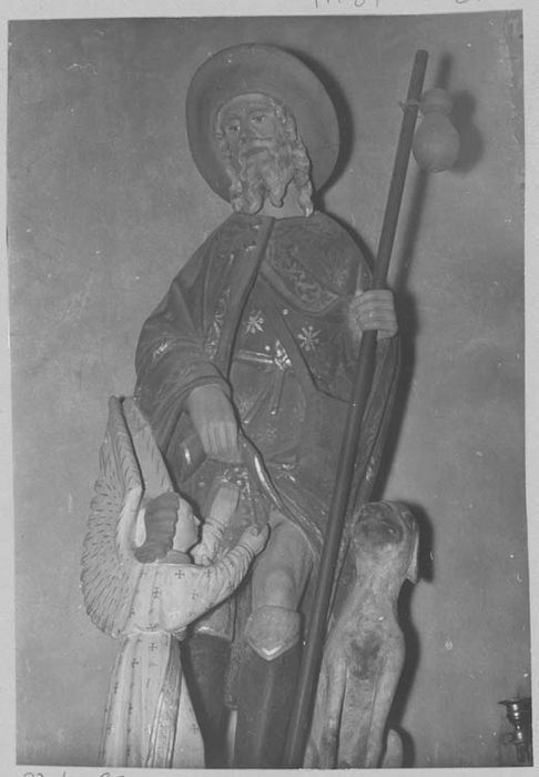statue (petite nature) : saint Roch - © Ministère de la Culture (France), Médiathèque du patrimoine et de la photographie, diffusion GrandPalaisRmn Photo