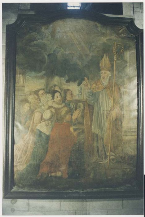 tableau et cadre : saint Auvent