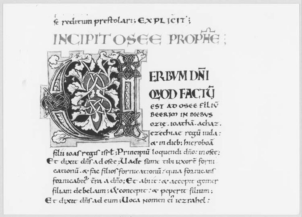 manuscrit enluminé dit Bible de Saint-Yrieix