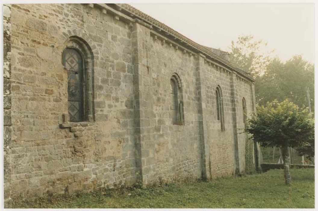 église paroissiale Saint-Eutrope, élévation latérale nord