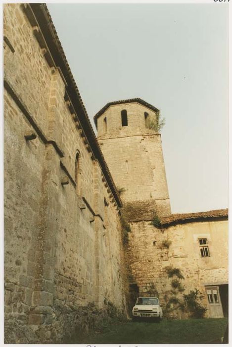 église paroissiale Saint-Eutrope, façade ouest du clocher