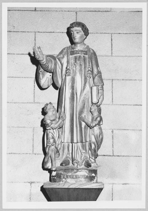 statue : Apothéose de saint Laurent